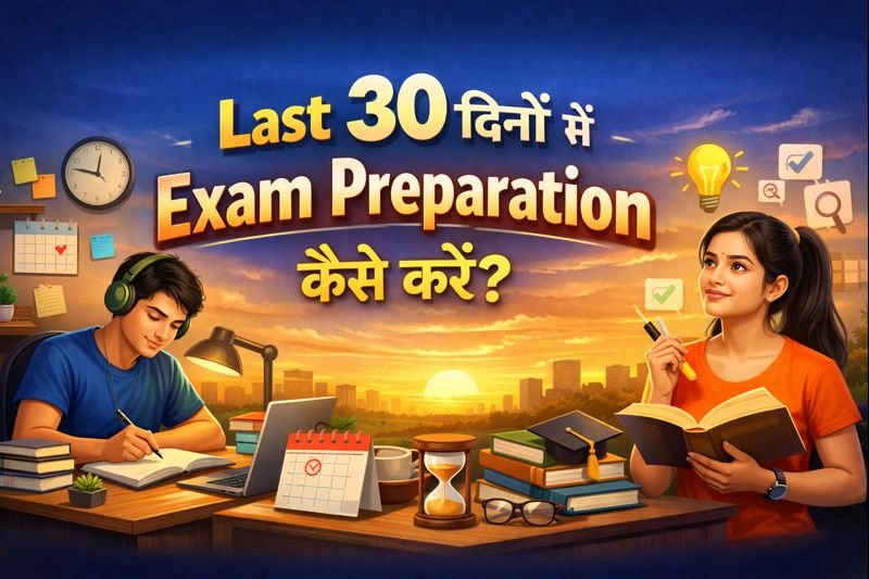 Last 30 days में exam preparation कैसे करें?