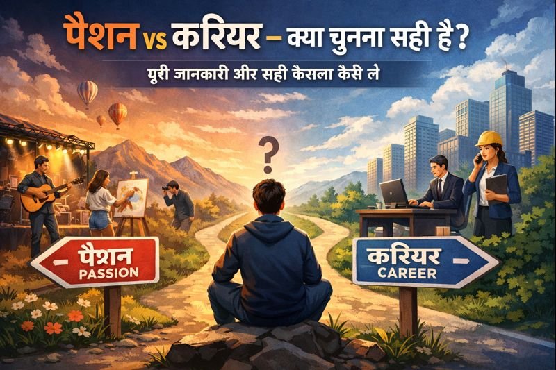 Passion vs Career – क्या चुनना सही है? पूरी जानकारी और सही फैसला कैसे लें