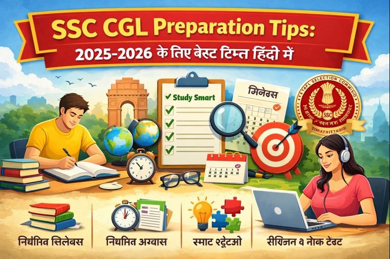 SSC CGL Preparation Tips: 2025-2026 के लिए बेस्ट टिप्स हिंदी में