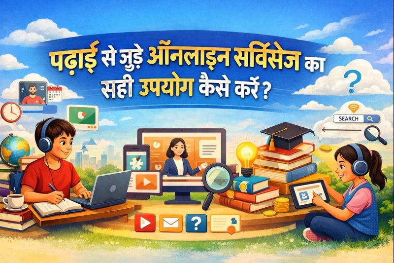 पढ़ाई से जुड़े ऑनलाइन सर्विसेज का सही उपयोग कैसे करें?