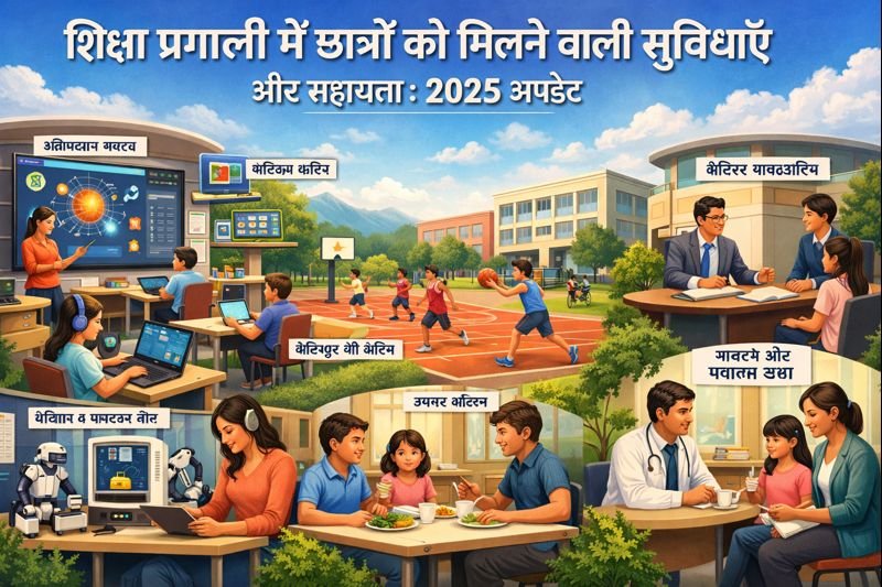 शिक्षा प्रणाली में छात्रों को मिलने वाली सुविधाएँ और सहायता: 2025 अपडेट