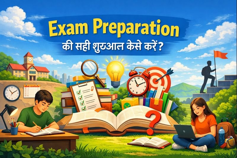 Exam preparation की सही शुरुआत कैसे करें?