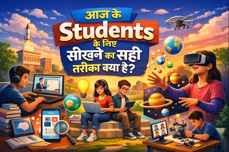 आज के students के लिए सीखने का सही तरीका क्या है?