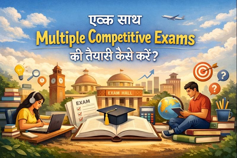 एक साथ multiple competitive exams की तैयारी कैसे करें?